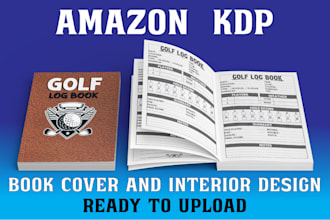design high converting low content interior and book cover for amazon KDP