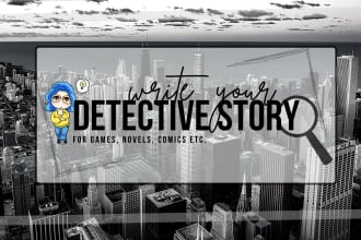 write a custom detective game for your party or business