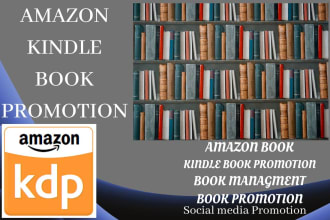 do viral amazon kindle book promotion and kdp management