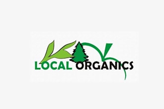 design classic local organics logo for you