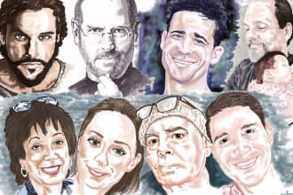 digitally paint portraits in realistic style