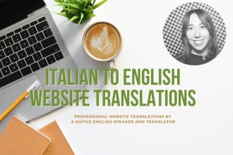 translate your website from italian into english