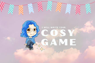 do narrative design and writing for your cozy game