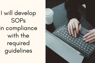 write pharmaceutical sops, validation documents
