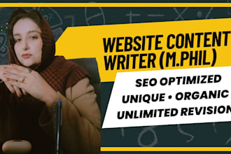 write organic SEO web content for 35 dollars, in 2 days