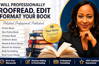 professionally proofread, edit, and format your children book