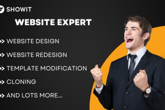 design and redesign show it, builderall, wix websites, site, customize templates