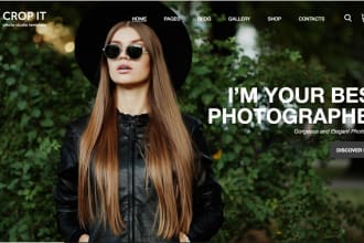 design photography, wedding, portfolio website with online booking