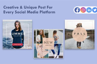 be your social media marketing manager and content creator