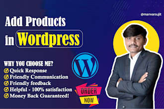 add products in wordpress