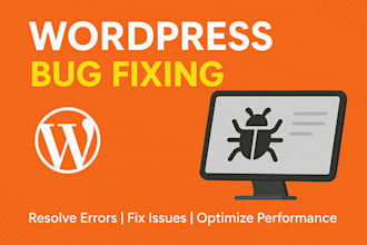 fix elementor issues, fix bug and repair wordpress website