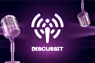 design professional podcast cover art or podcast logo