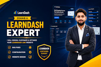 create wordpress lms website with learndash lms plugin