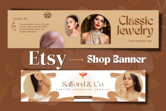 design etsy banner, etsy shop banner, etsy cover