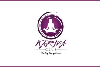 make professional  spa, massage and yoga logo
