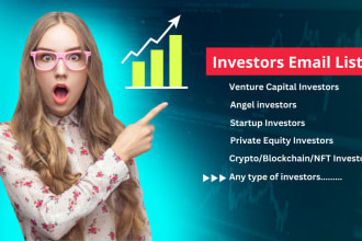 find USA and european investors email list according to your startup business