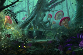 do environment illustration or background art for you