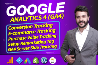 track shopify ga4 ecommerce and google analytics 4, conversion tracking on GTM
