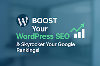 do wordpress onpage and technical SEO to rank higher on google