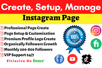 create instagram business page and super fast organic growth