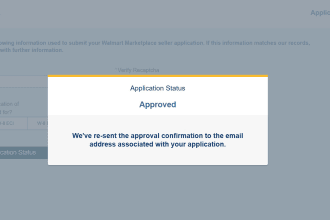 approve your walmart seller central account