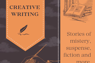 be your ghostwriter of fiction and mystery