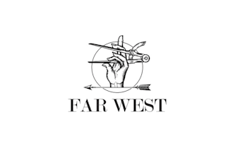 design super attractive far west logo