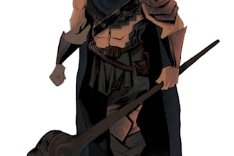 create a character comic style