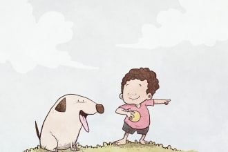 illustrate your cartoon character