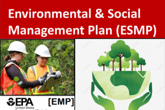 write emp, environmental management plan, esmp, project, operational