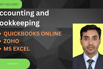 do accounting and bookkeeping by quickbooks online and zoho