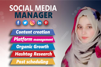 be your social media marketing manager
