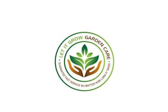 design excellent beautiful nice grow garden care logo