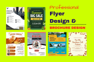 do professional business flyer design using canva