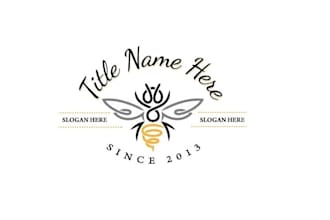 do a high quality bee logo design for your company