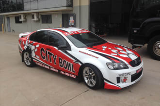 create realistic car wrap mockup
