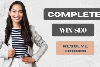 do complete wix SEO and will fix all wix errors