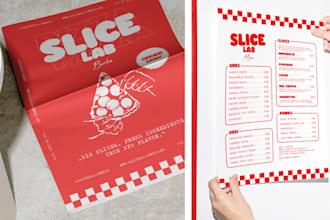 design a unique menu for your restaurant or bar