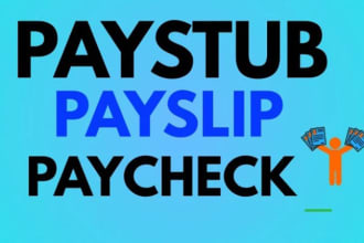 create payroll and tax reports paystubs paycheck stubs check stubs