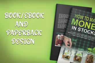do book cover, paperback and ebook cover design