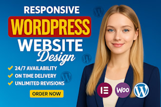 design, redesign, build, revamp wordpress website, wordpress website development