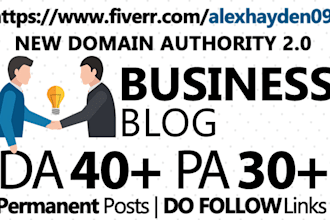 submit guest post in da 40 plus business blog