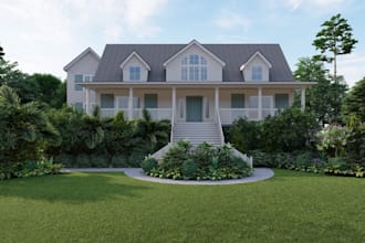 do best exterior design, architectural rendering walkthrough