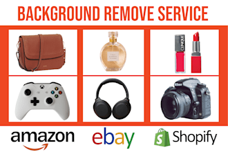 do product photo, image editing for amazon, ebay, shopify