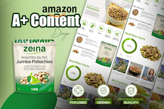 design amazon a plus content with lifestyle and infographics