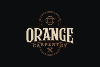 do a carpentry and woodworking logo for your brand