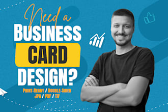design a professional business card for your company