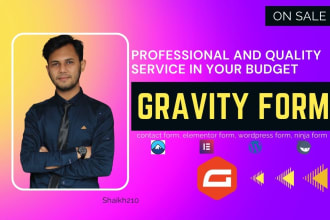 multistep gravity form, contact form, elementor form