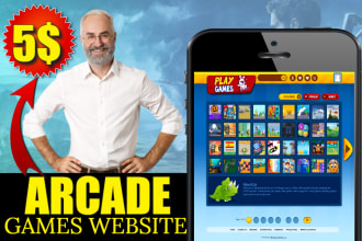 create full arcade automatic gaming website on wordpress