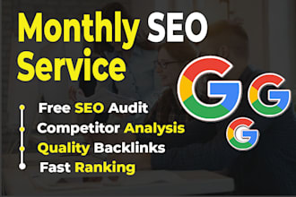provide complete monthly SEO services